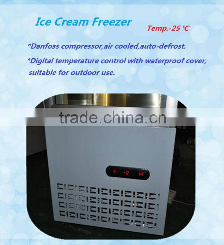 Stainless steel Vertical Ice Cream Freezer