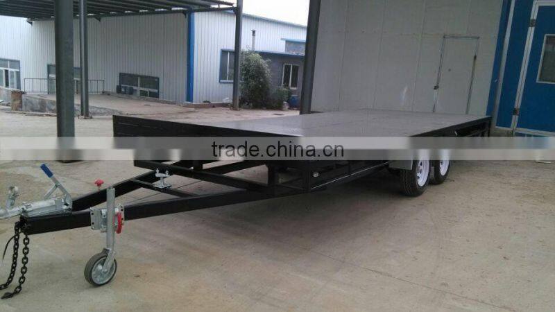 Heavy load capacity with CE approved car trailer
