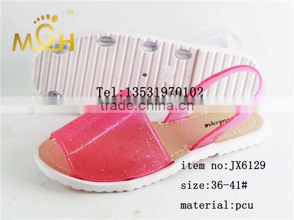 jelly color fashion ladies sandal