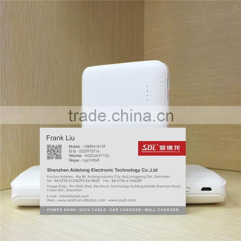 4000mah credit card power bank , credit card size power bank 4000mah capacity