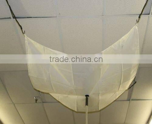 13 oz. Flame Retardant Laminated Polyester Drain Tarp 5 ft. X 5 ft. Heavy Duty Drain Tarp - Flame Retardant Drain Tarp