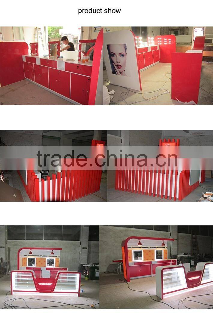 nail bar kiosk for manicure table in mall