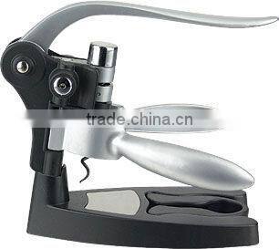 High quality deluxe Zinc alloy rabbit/lever-style corkscrew,wine opener