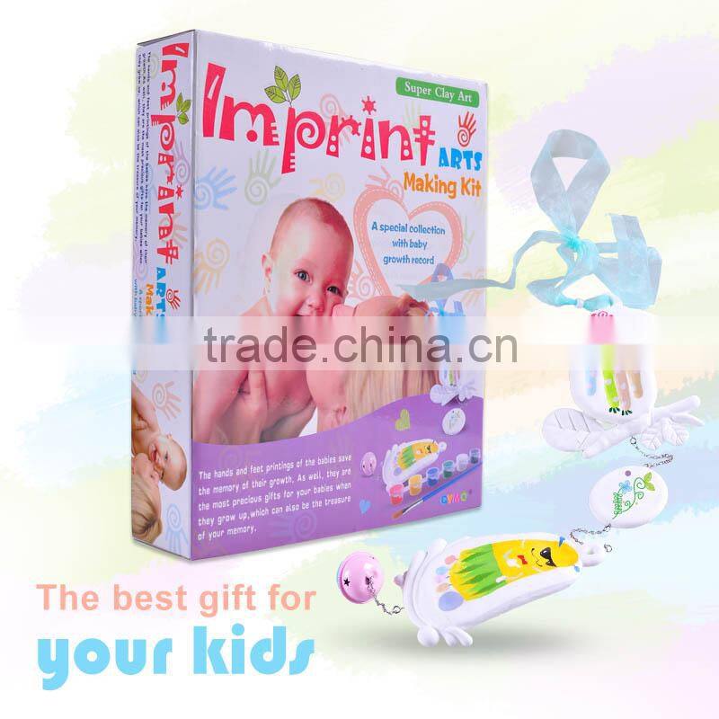 2016 Newly Designed Baby Super Clay DIY Wind Bell Footprint