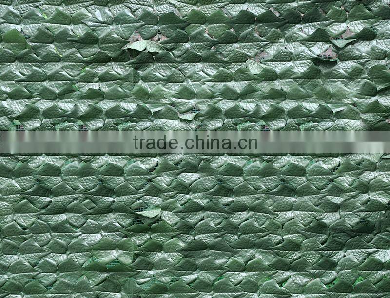 Wholesale artificial green leaf fence