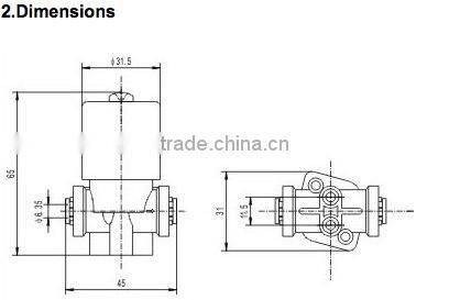 Water dispenser small micro miniature solenoid valve for water purifier