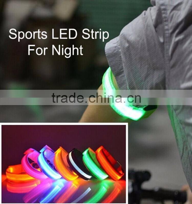 Cheap price sports safety running reflective warning night arm belt