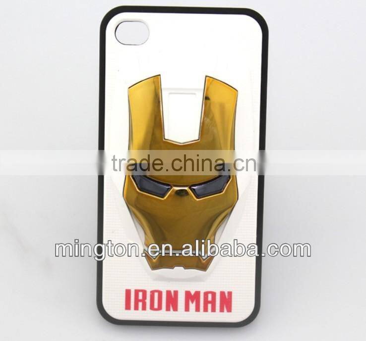 Platic 3d iron man phone case for iphone 5