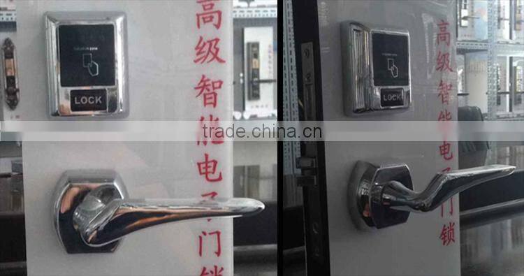 RFID smart card digital Hotel door handle locks
