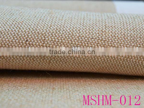 high quality with silver thread faux and linen fabric