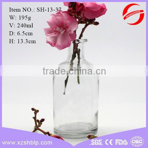 250ml350ml1100ml cylinder shape diffuser glass bottle aroma diffuser bottle aroma reed diffuser empty bottle