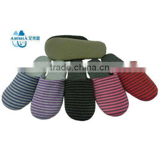 OEM Ladies indoor printing fabric slipper 2015 Customized terry winter high quality warm TPR slippers