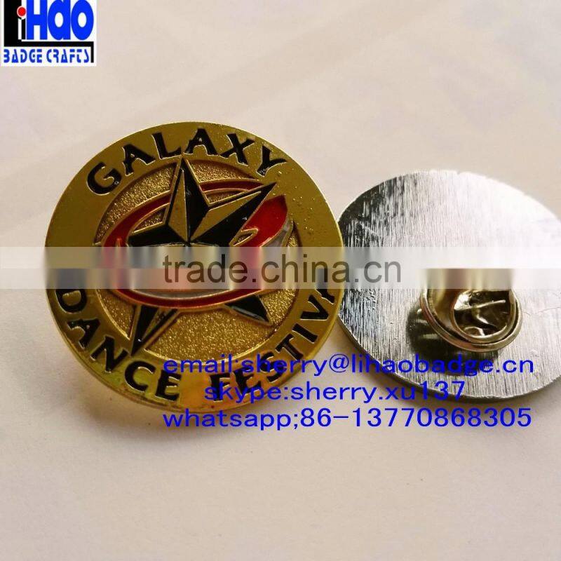 custom design cheap 2D 3D metal lapel pin badge,gold color metal lapel pins