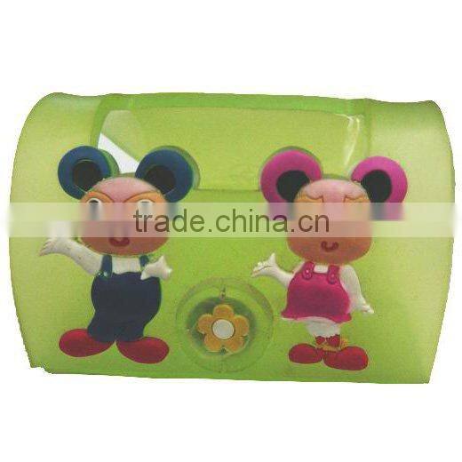 coloful cute folding soft pvc mobile phone holder with high quality