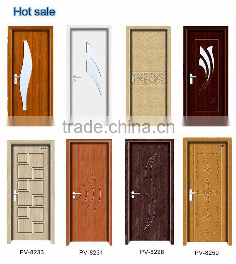 PVC door interior door for modern house