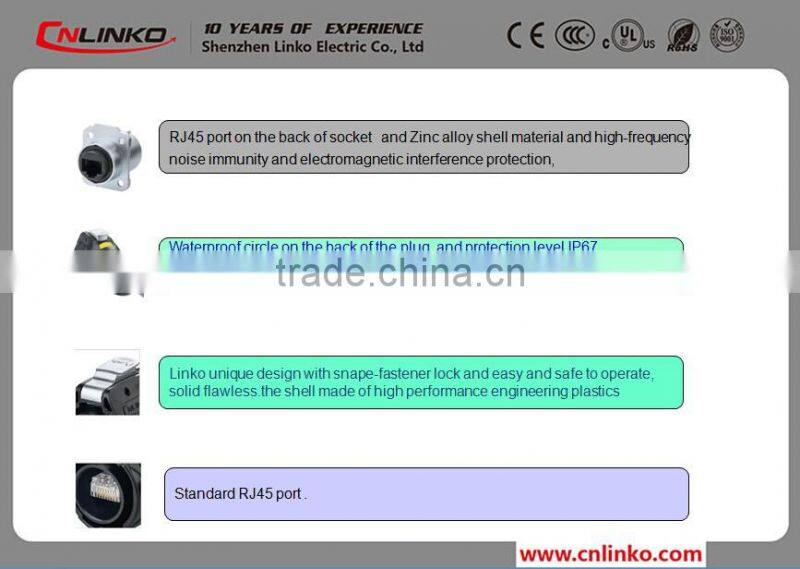 Ethernet RJ45 LAN Ethernet Wifi Adapter Cat5 Female Connector