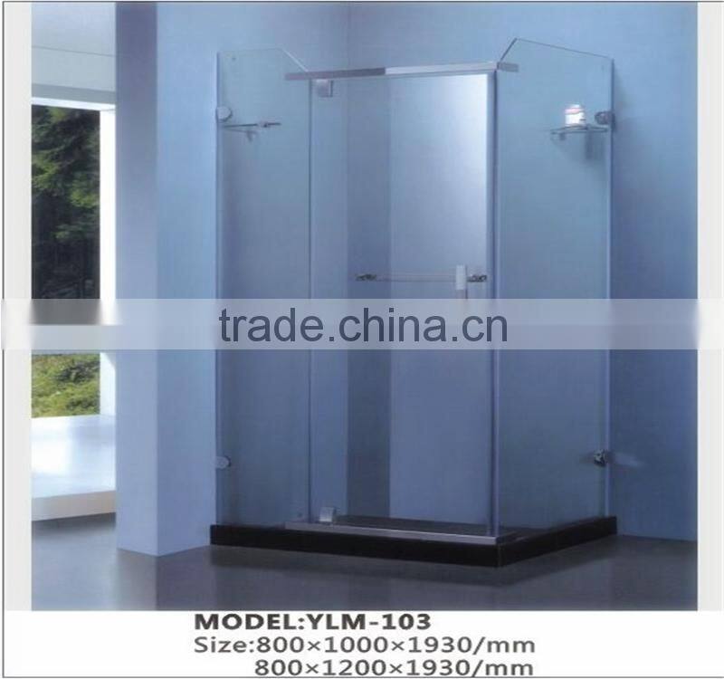 tempered frosted glass shower door