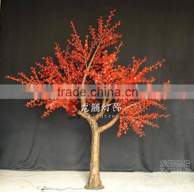 Led large artificial decorative tree