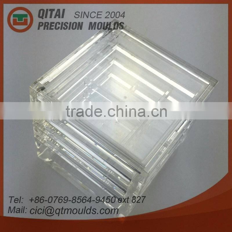 Cosmetic empty container plastic used mould and design,used plastic injection moulds
