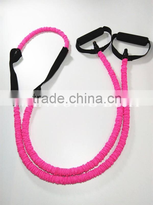 Multifunctional Expander Toning Tube with Sleeve