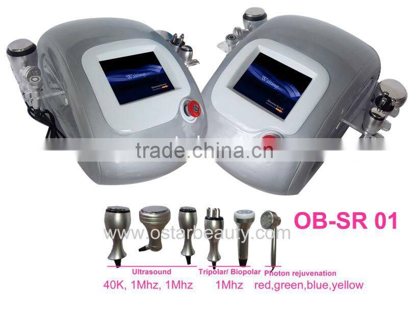 6 in 1 high-end cavitaiton vacuum LED slimming machine OB-SR 01