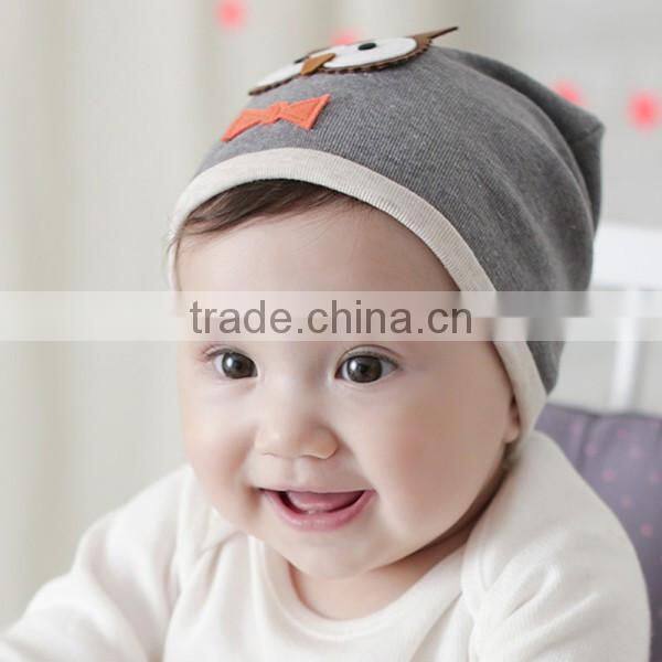 New Baby Boys Girls Hat Cotton Blends Caps Newborn Infant Baby Hat Owl Print