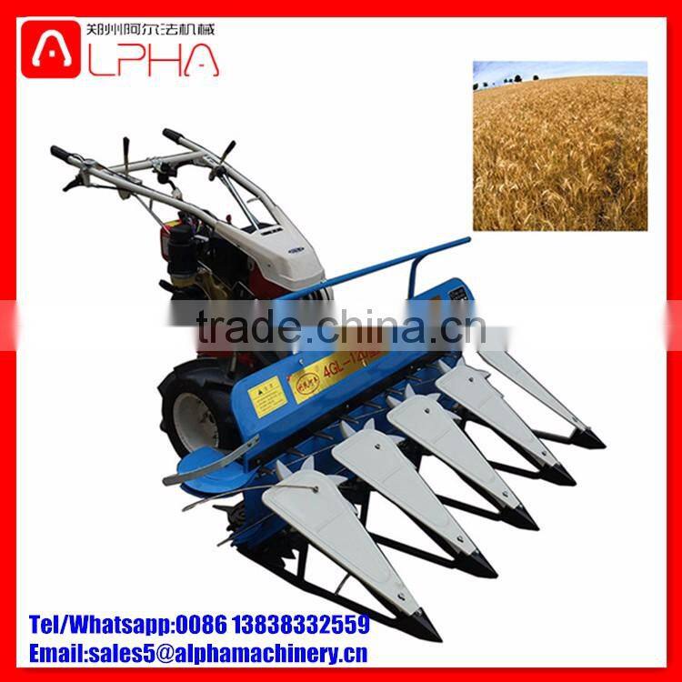 Harvester machine mini rice harvester chili harvesting machine