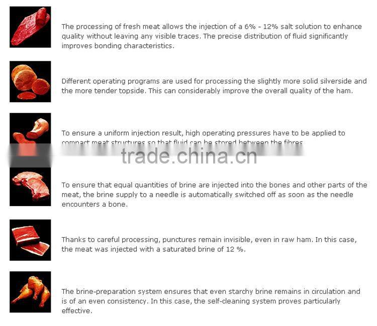 China supply brine injection equipment / Turkey saline and Injection marinade machine with good price