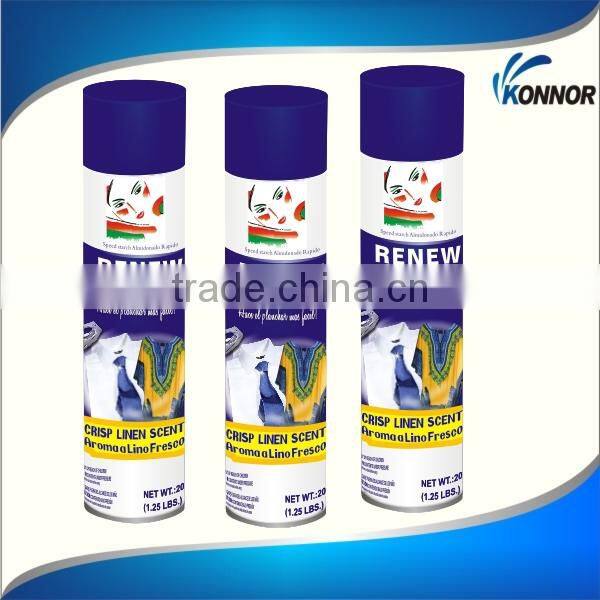 Ironing starch spray in home