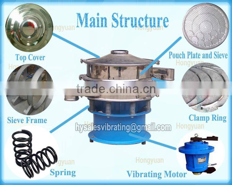 Stainless steel 304 flour vibrating screen sieve vibrator shaker made in xinxiang