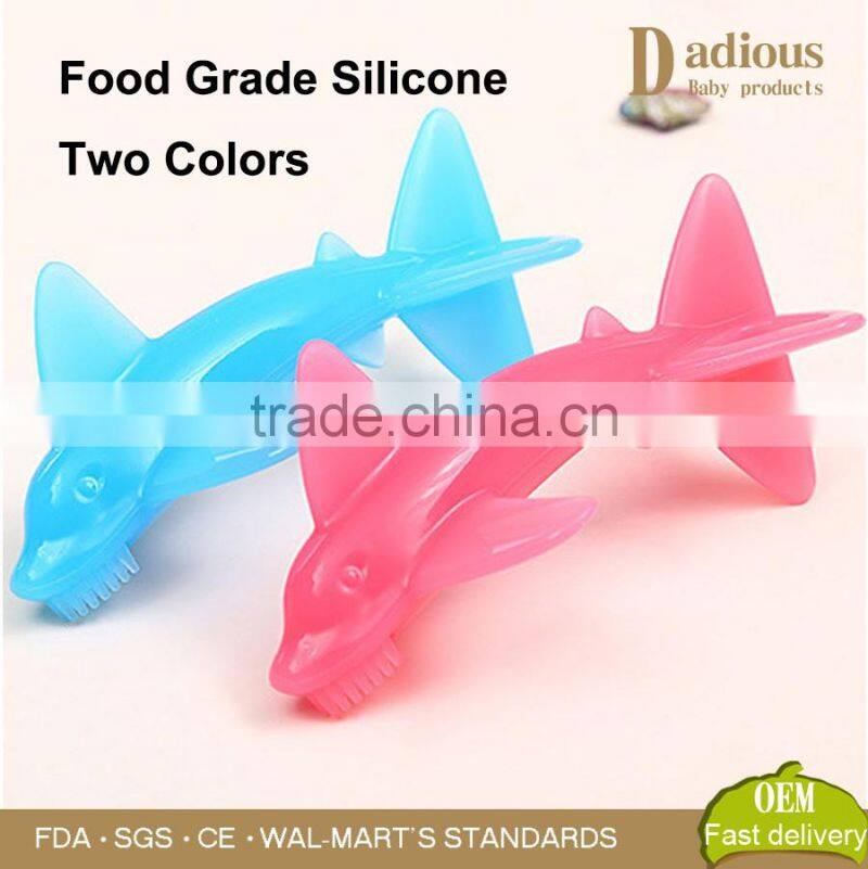 New Design Fruit Shape Silicone Baby Teether With Christmas Gift for Baby