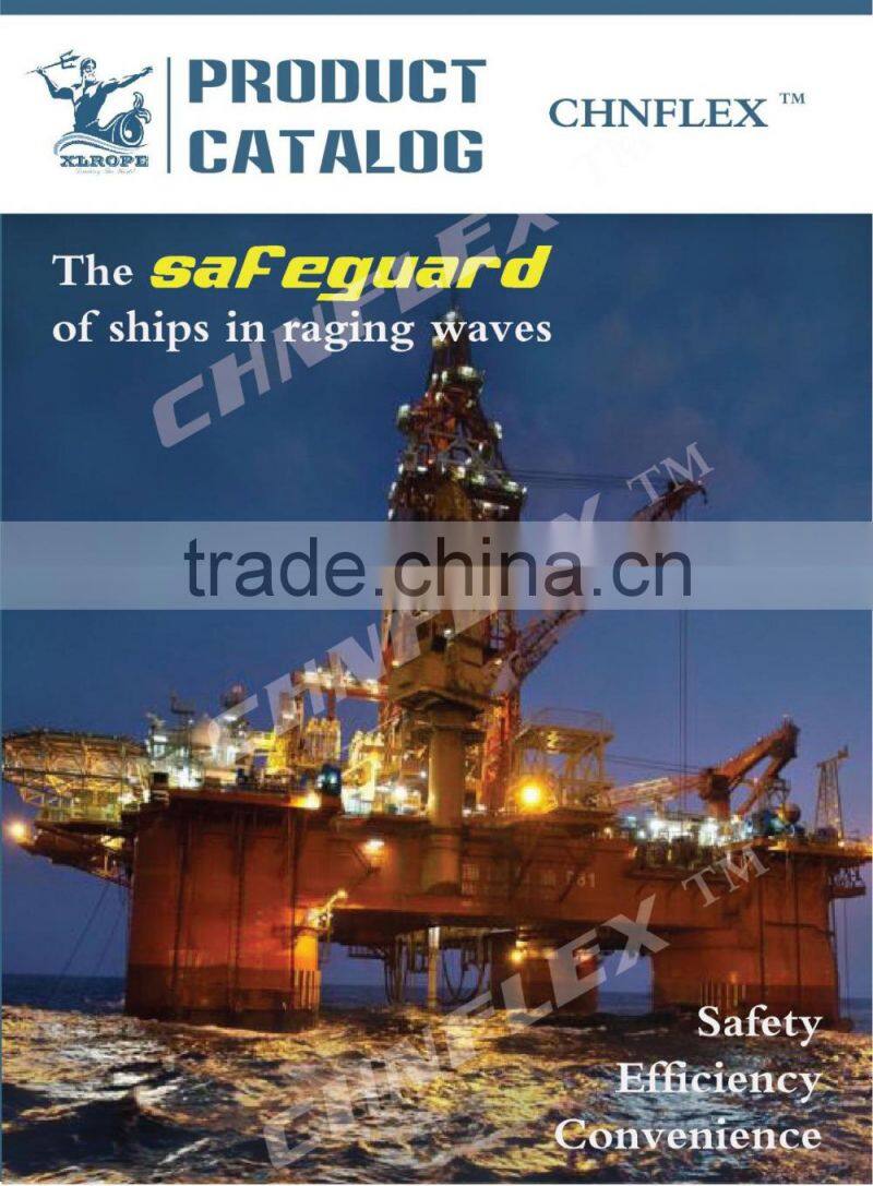 40mm 3-strand braided nylon rope