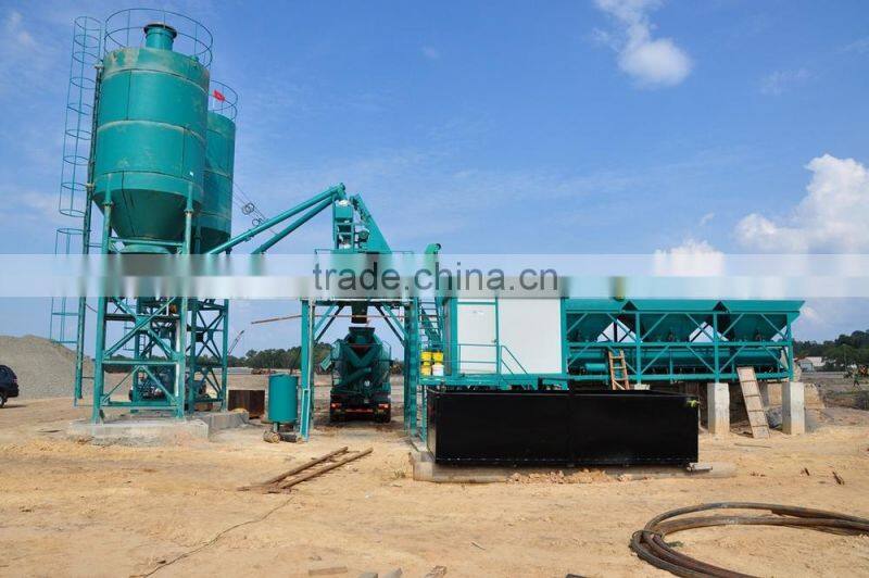 25m3/h simple equipped concrete mixing plant on sale for sale HZS25