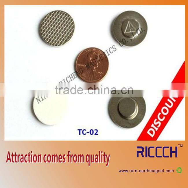 Customized Magnetic Button Name tag with 1 magnet disc
