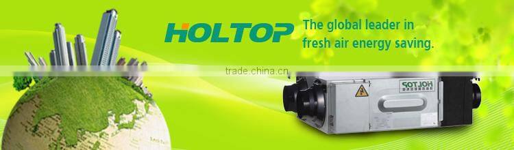 ERP approved high static pressure recuperator with balance air crossflow core