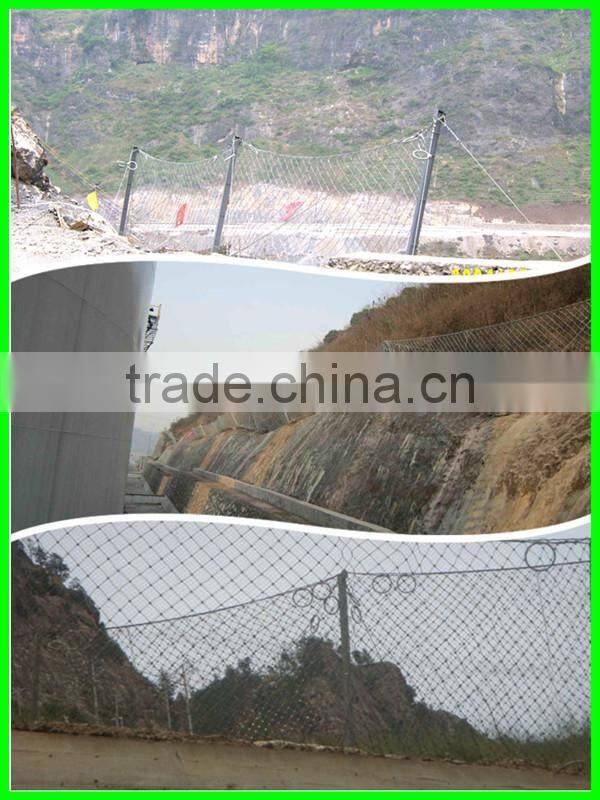 Passive steel wire rope protection netting