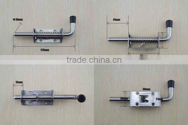 10mm Stainless Steel Spring Bolt Latch for Trailer