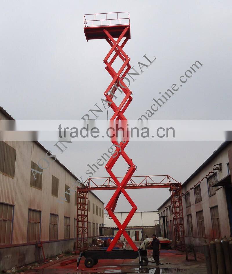 9m Platform Height Aerial Scissor Lifter Machine
