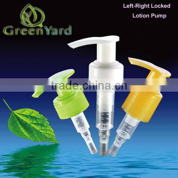 Plastic Lotion Pump left-right locked 303c