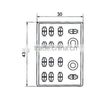 RELAY SOCKET PT14-B