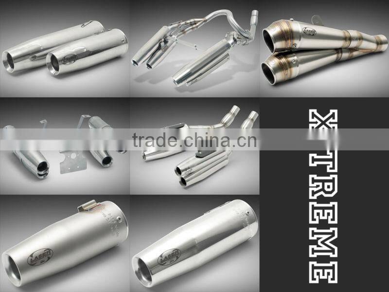 Laser High Performance Racing Motorcycle Exhaust Pipe for Yamaha,Suzuki,Kawasaki,Harley BMW, Honda, Ducati Honda