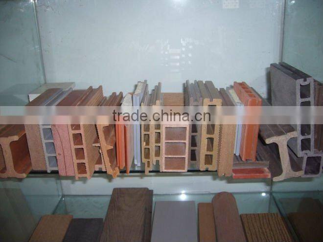 wood waste made wpc machine