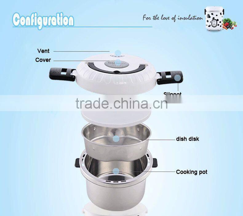 Free Shipping privacy stainless steel inner pot mini rice cooker for students
