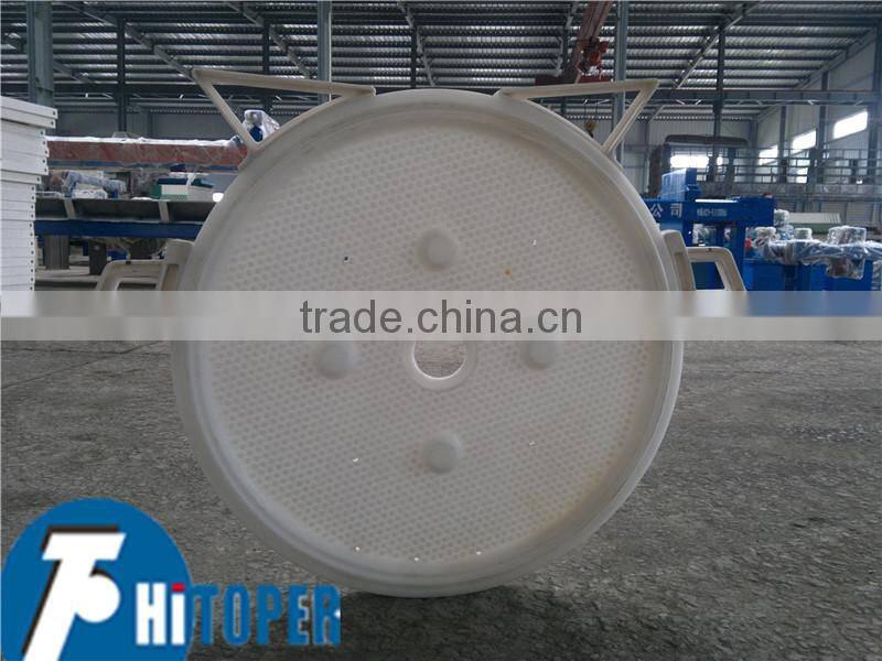PP round ceramic industry slurry use plate presses