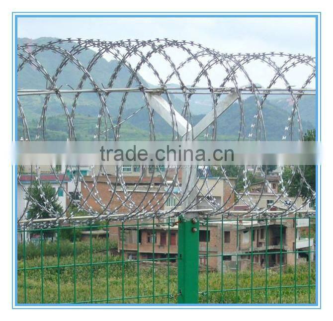 galvanized barbed wire