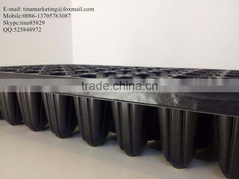 72 Cell Deep Root HIPS Plastic Nersery Seed Starting Tray for SugarCane Seedling Propagation