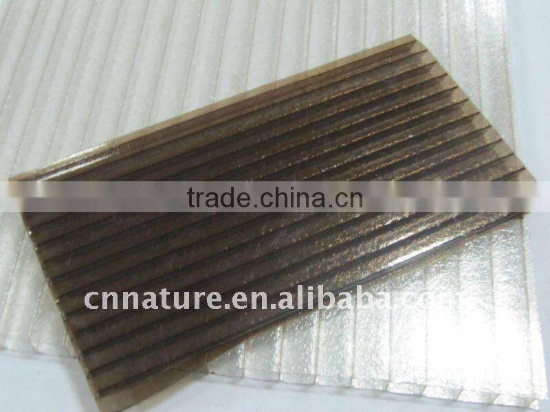 4mm ,6mm polycarbonate hollow sheet for the advertising display boards