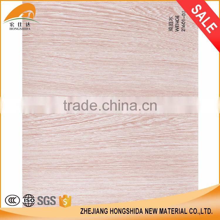 Plastic film high grade pvc sheet manufacturer wenge pvc membrane foil for mdf
