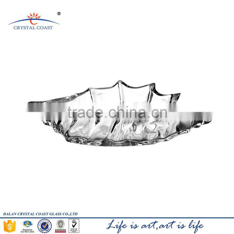 Cheap Wholesale WeddingCrystal Glass Charger Plates