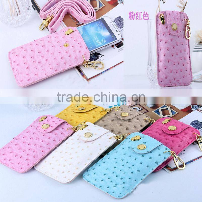 Hand phone bag, leather phone bag